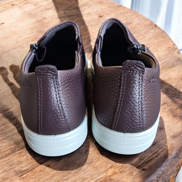 ECCO Women's Fara Slip-On Sneakers Metallic Copper Size 8 – Leather, NWOT - Picture 6 of 12